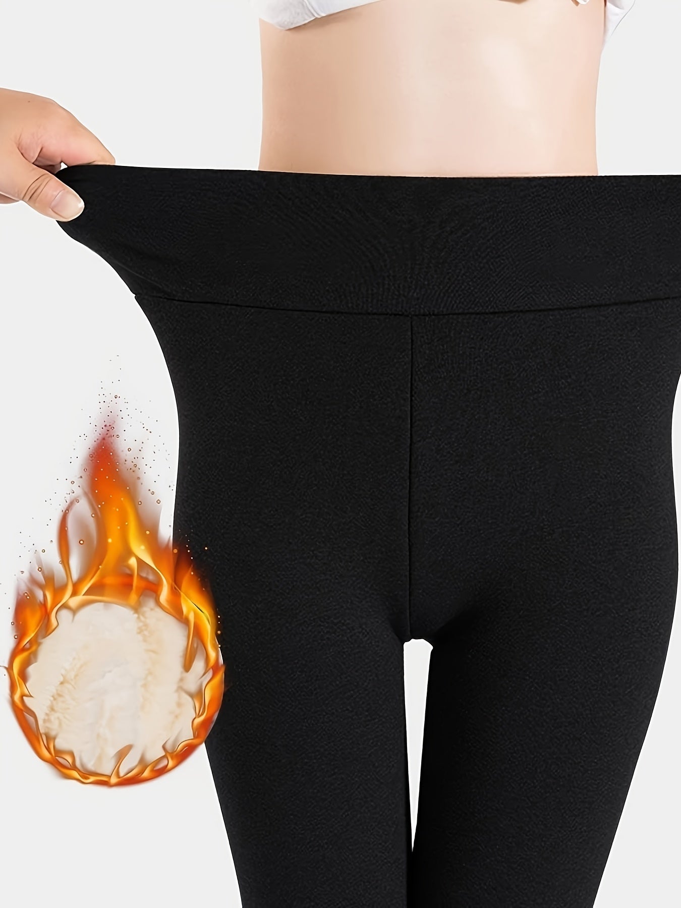 Warm Fleece Liner High Waist Yoga Pants