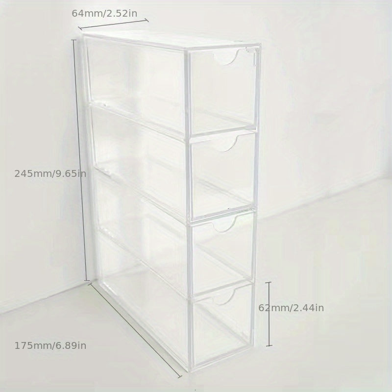 Drawer Divider Transparent Dust-proof Organizer