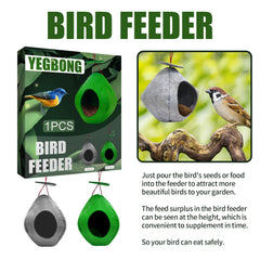 Hanging Felted Bird Feeder Outdoor Balcony Bird Feeder Wind Proof
