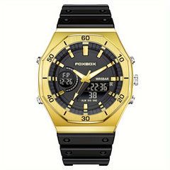 Women's Waterproof Double Display LED Alarm Sports Watch