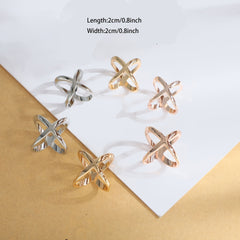 X Shape Scarf Buckle Shawl Clip Clothing Brooches Cross Bow Scarves Wrap Holder