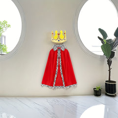 2pcs Halloween Adult King Costume Set King Hat Cloak Prince Stage Performance