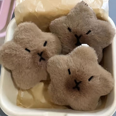 Cute Fluffy Plush Toy Doll Keychain for Bags & Keys