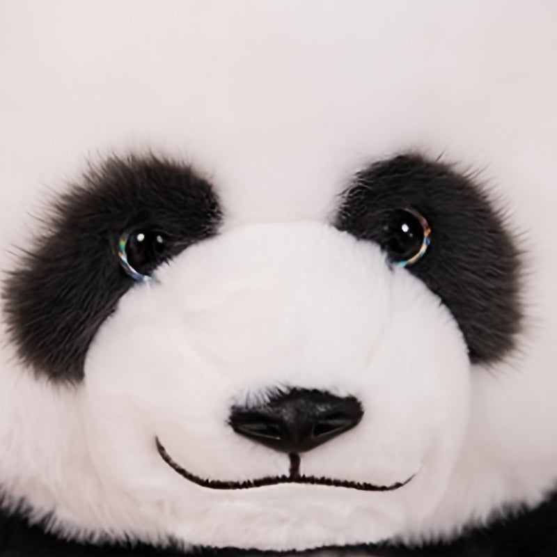11.81in Classic and Panda Plush Toy, Soft Polyester Stuffed Animal