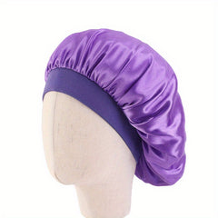 Girls Sleeping Bonnet Hat Elastic Nightcap for Long Hair Kids