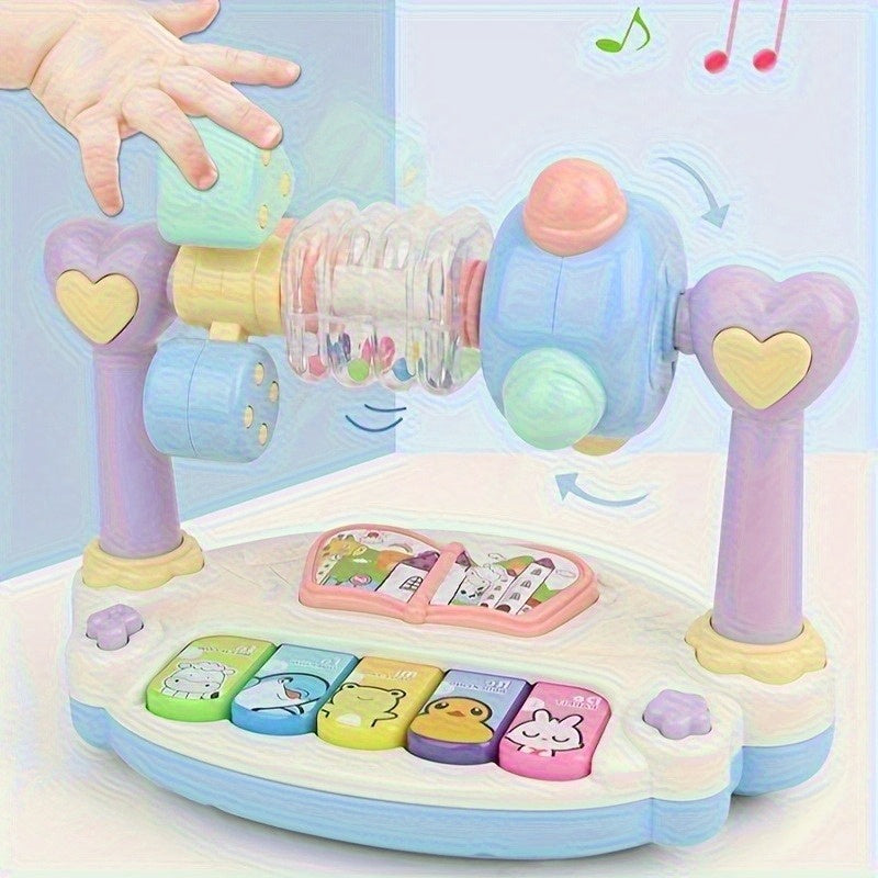Puzzle Baby Piano with Rotating Music Function