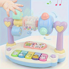 Puzzle Baby Piano with Rotating Music Function