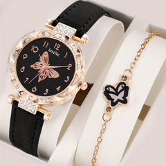 Rhinestone Butterfly Watch & 5 Jewelry Decorations for Kids
