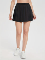 Women's Pleated Tennis Skorts High Waist Athletic Skirts