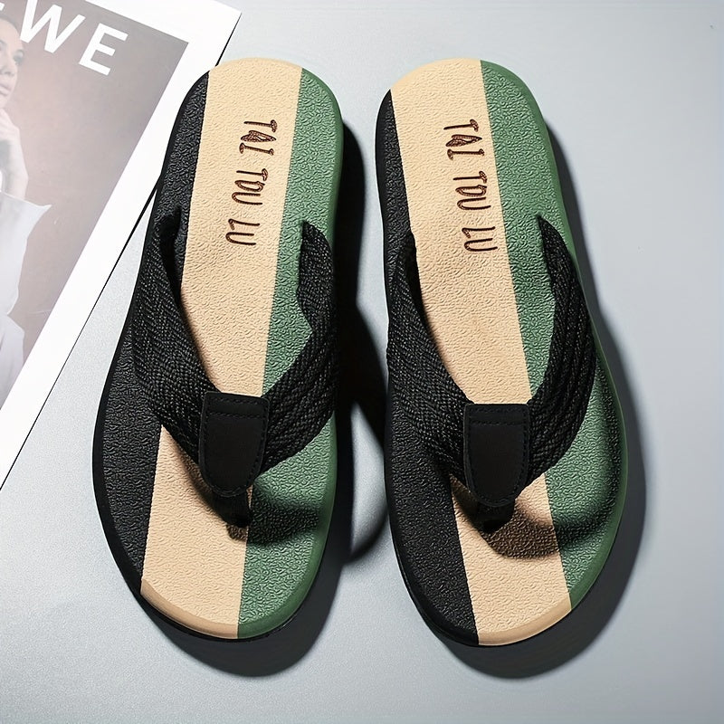 Men's Lightweight Non Slip Flip Flops Quick Drying Comfy Thong Sandals