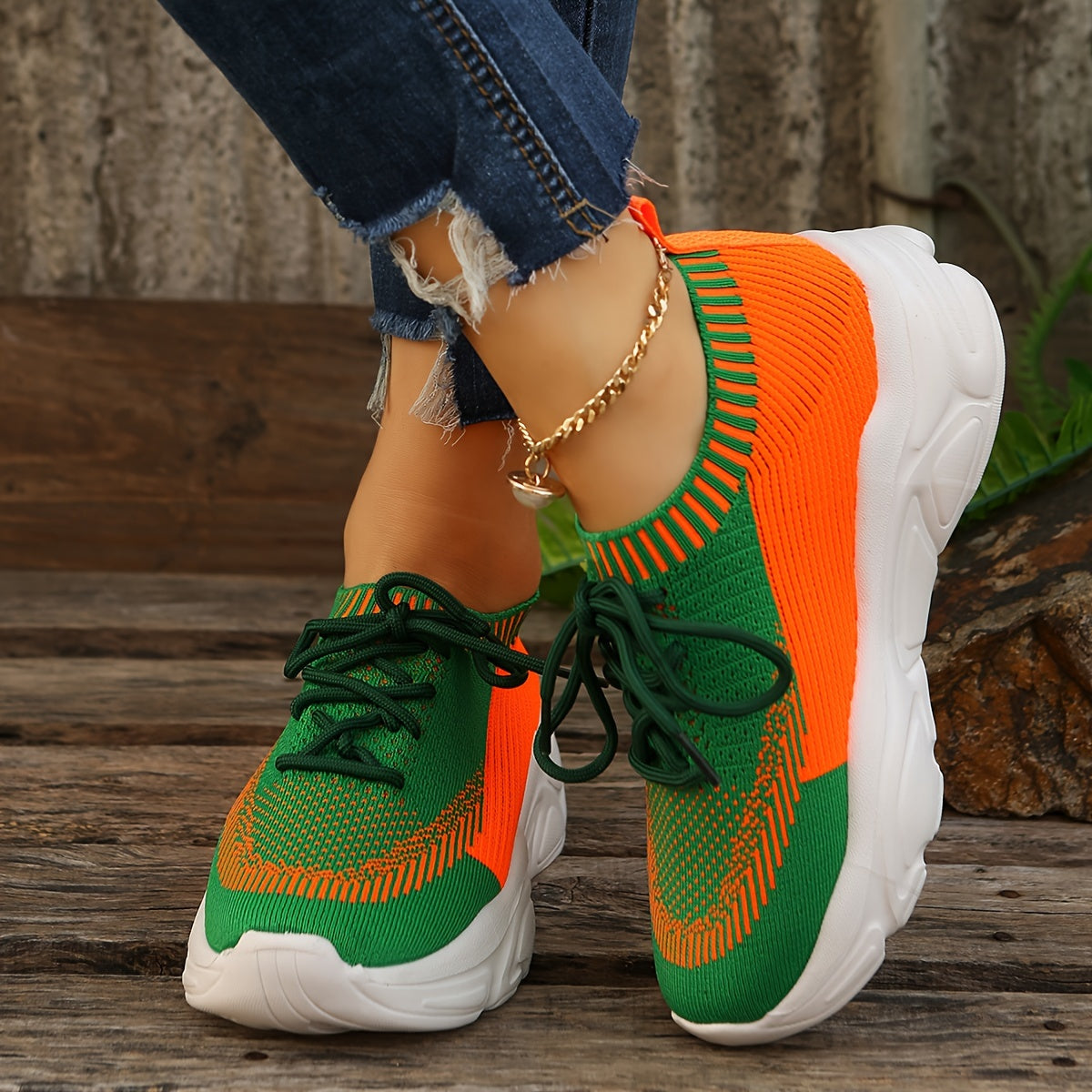 Breathable Running Shoes Thick Sole Sneakers Outdoor Sports Shoes
