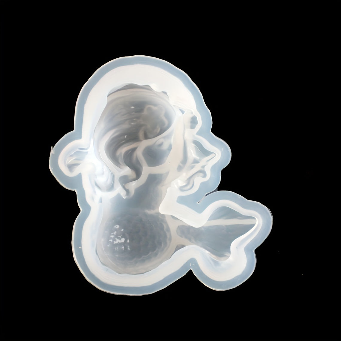 Mermaid Silicone Mold 3D Mermaid Princess Craft Art Resin Mold DIY Candle Molds