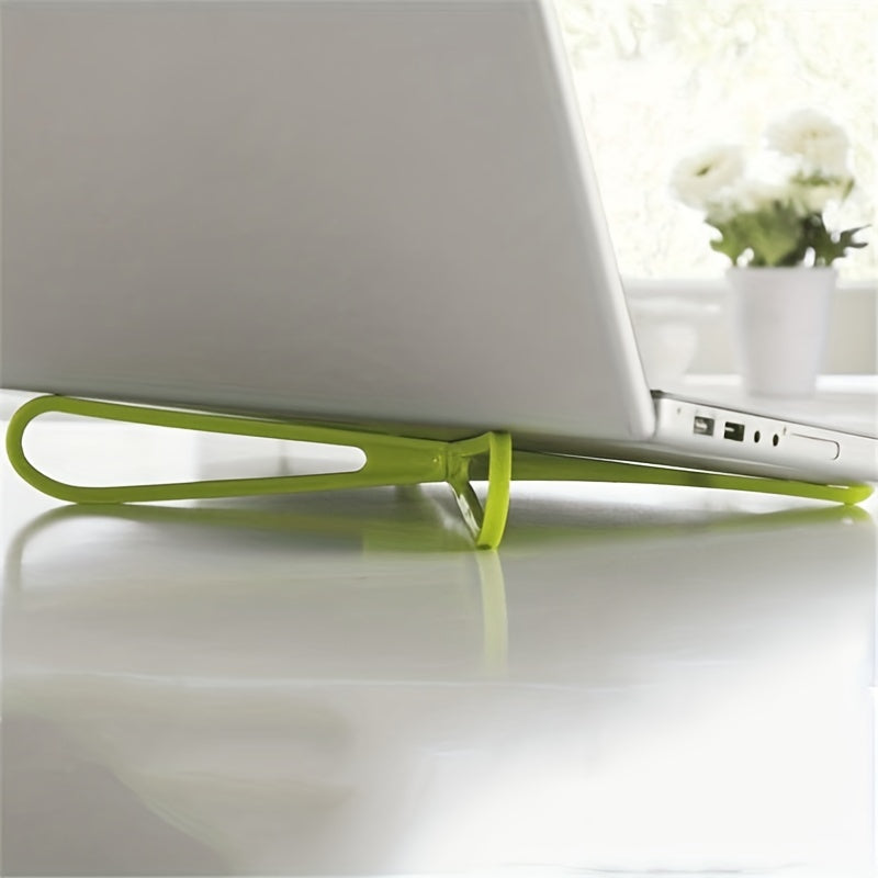 Portable Laptop Stand w/ Heat Sink - Enjoy Comfort on Desk!