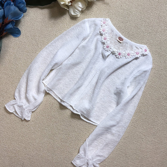 Kid's Sunscreen Shawl Long Sleeve UV Protection Cardigan
