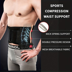 Waist Support Belt Back Waist Trainer Trimmer Belt Gym Protector