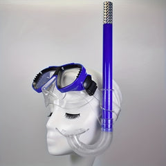 Large Frame Swimming Glasses Snorkel Mask Diving Mask With Breathing Tube