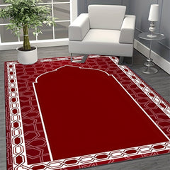 Vintage Area Rug Stain Resistant Washable Muslim Prayer Rug