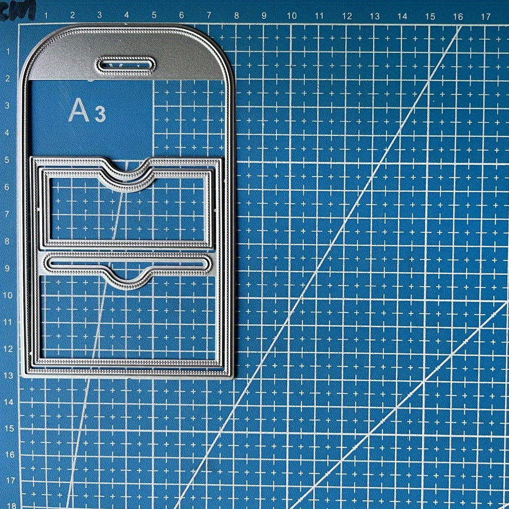1pc Stitched Pocket Tag Set Metal Cutting Dies For DIY Album Paper Card