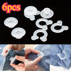 6pcs Anti Skid Duvet Clips Transparent Comforter Grippers Secure Hold