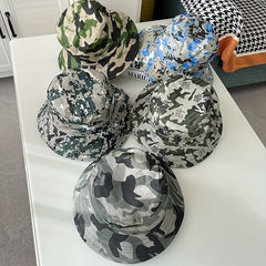 Unisex Camouflage Bucket Hat for Outdoor Travel