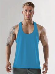 Men's Sleeveless Tank Top Active Stretch Breathable Outdoor Fitness