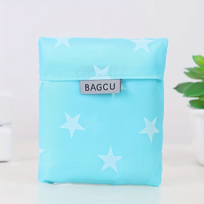 Foldable Shopping Bag Supermarket Eco-friendly Portable Bag Reusable Waterproof