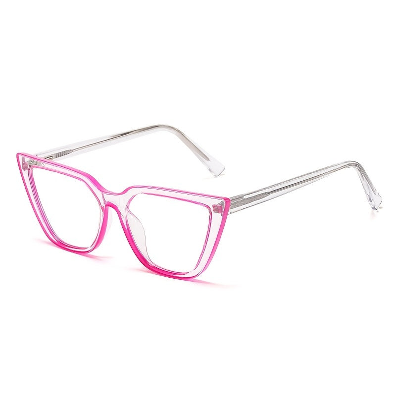Clear Lens Cat Eyeglasses Lightweight Transparent Hiking Sports Accessory