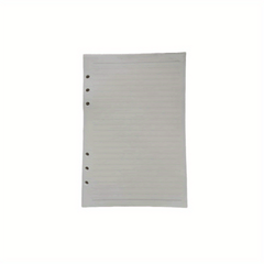 A5 A6 Refill Paper Blank Lined PVC Pouch 6 Holes Inserts 45 Sheets 90 Pages