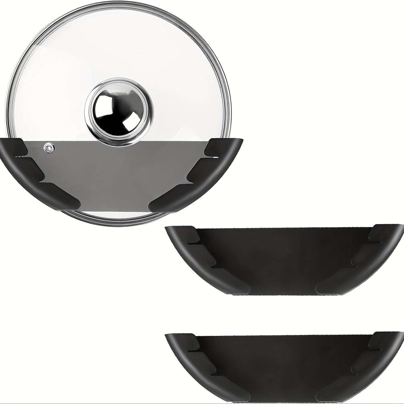Pot Lid Organizer Wall Mounted Kitchen Storage