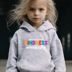 Kid's Kindness Matters Print Outfit Hoodie & Pants Set