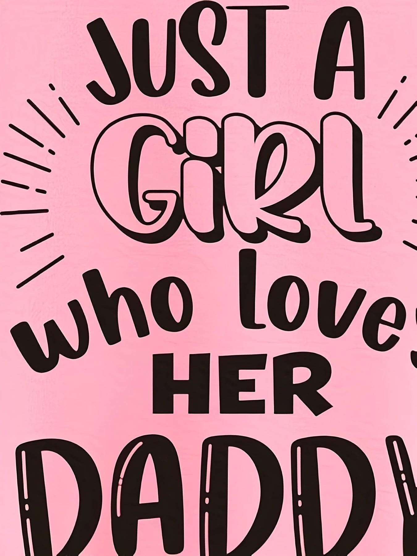 Daddy's Girl Letter Print Baby Sweatshirt