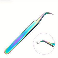 Stainless Steel Tweezers for Eyelash Extensions Nail Stickers Rhinestones