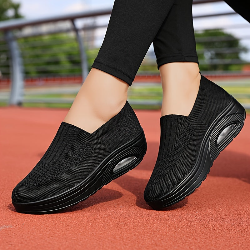 Breathable Slip-on Chunky Sneakers For Women