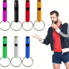 5pcs set Emergency Survival Whistle with Keychain, High Decibel Sound Safety