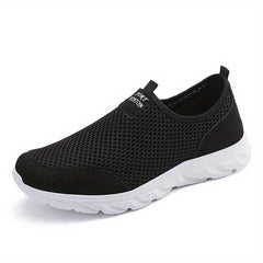Men's Mesh Slip-on Sneakers Lightweight Athletic Shoes