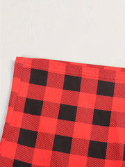 Christmas Pajama Set Women's Graphic Tee & Plaid Pants