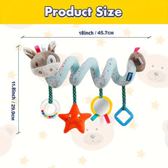 Infant Animal Bed Around Toy Plush Car Hanging Spiral Bed Hanging Toy