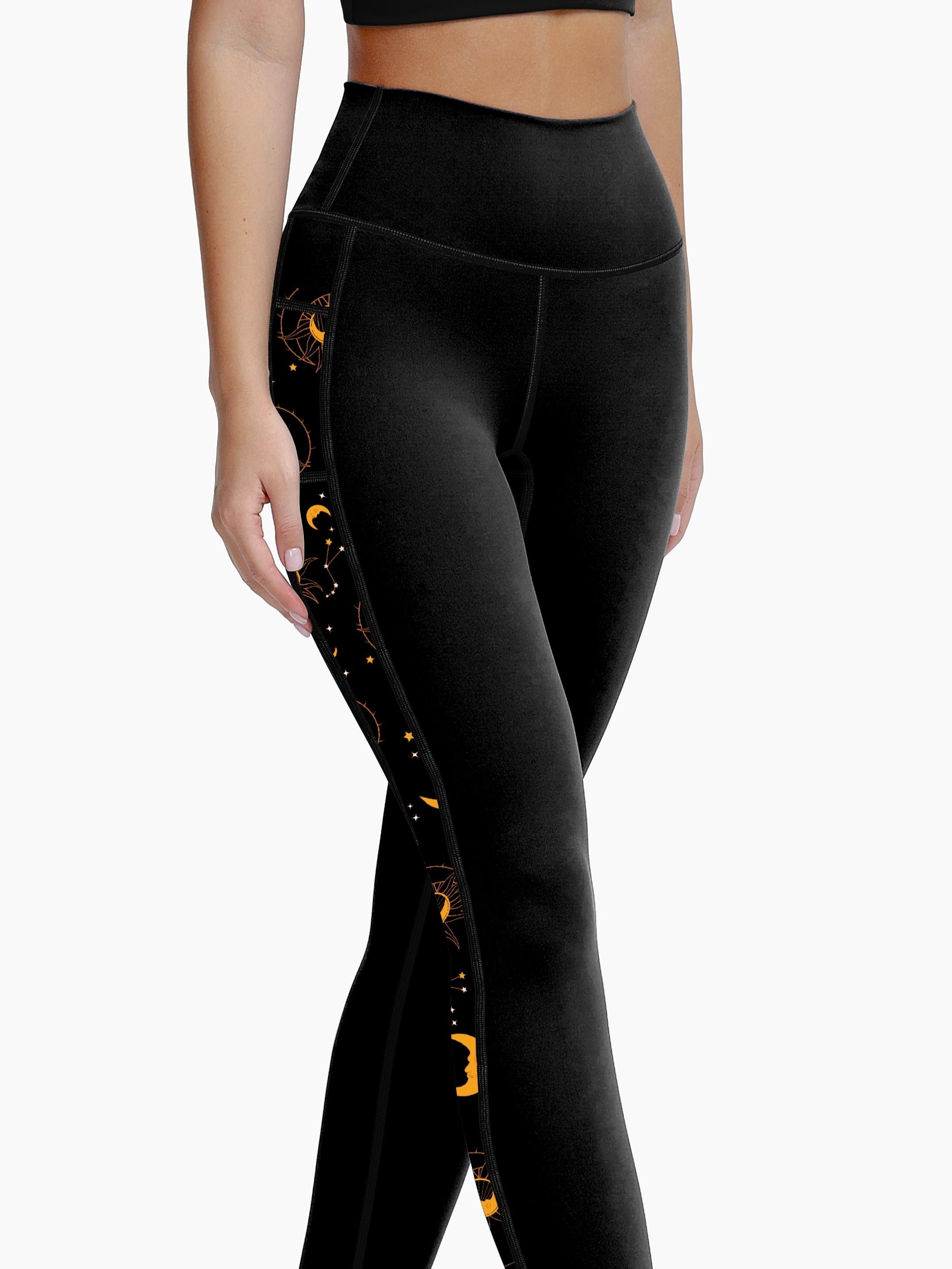 High Waist Slimming Yoga Leggings With Pocket