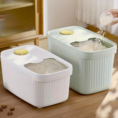 Airtight Rice Dispenser 1pc Clear Large Capacity Container
