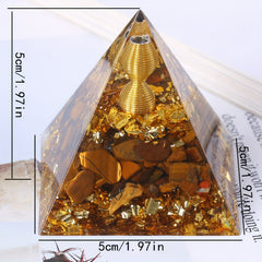 Orgone Pyramid Natural Crystal Energy Generator