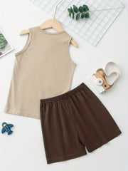 Boys Dino Tank Top & Shorts Set