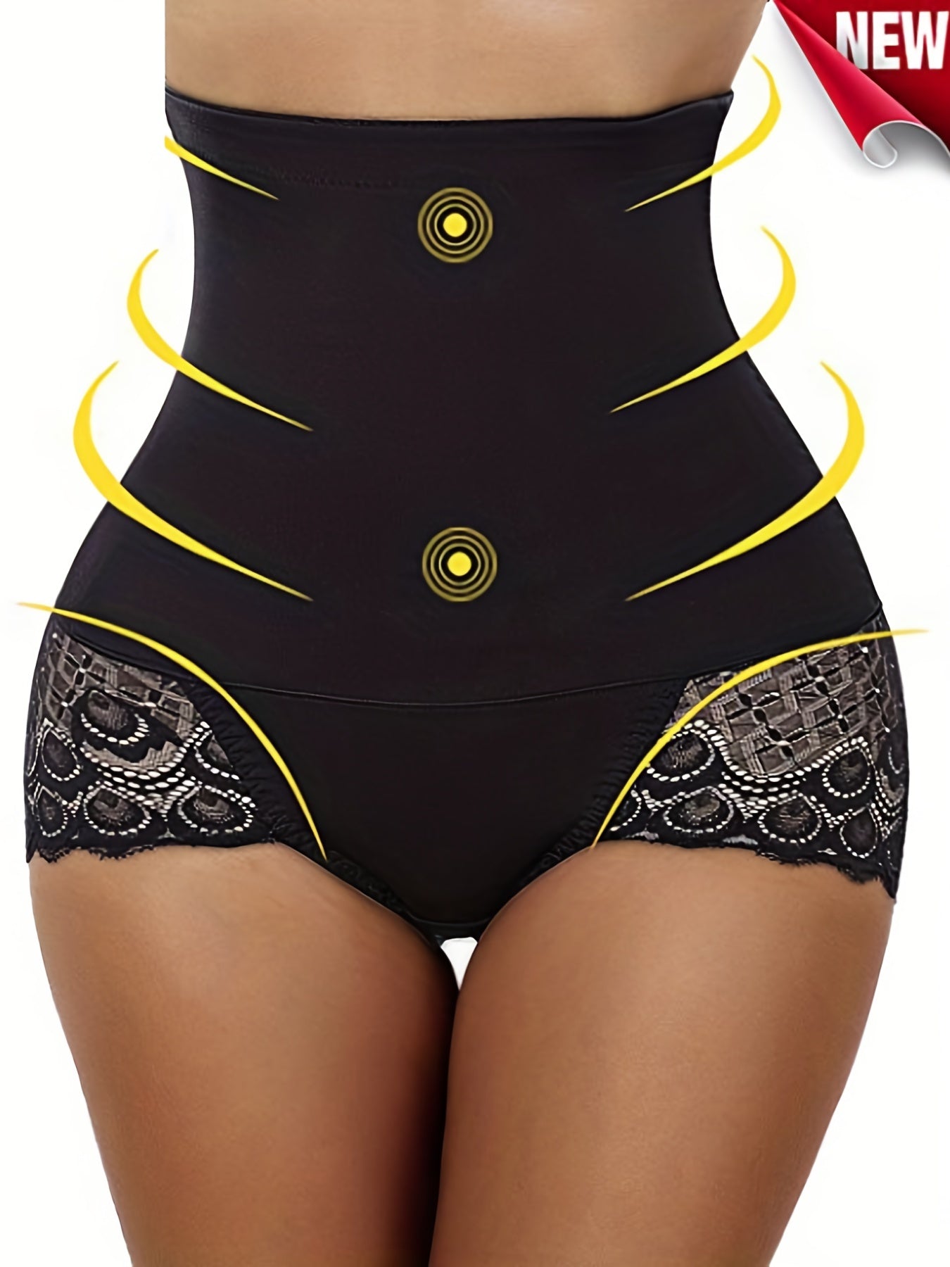 Lace Shaping Panties Tummy Control Compression Panties
