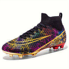 Professional Anti-skid Lace Up AG Soccer Cleats
