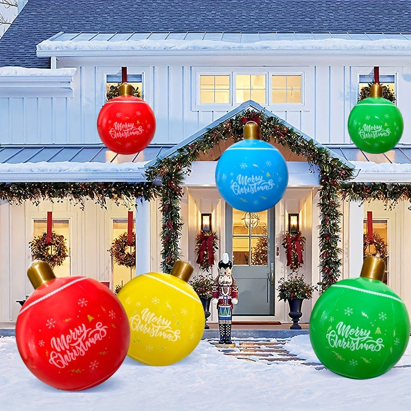 Inflatable Christmas Ball Home Decor Light