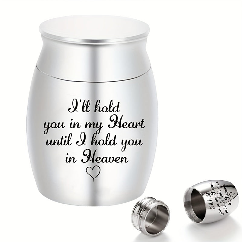 Eternal Memorial Stainless Steel Pet Urn for Dog and Cat Ashes