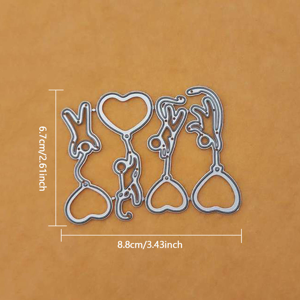 Metal Cutting Die Template for DIY Clipping Thin Album Paper Foil Embossing