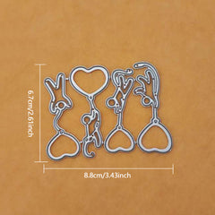 Metal Cutting Die Template for DIY Clipping Thin Album Paper Foil Embossing