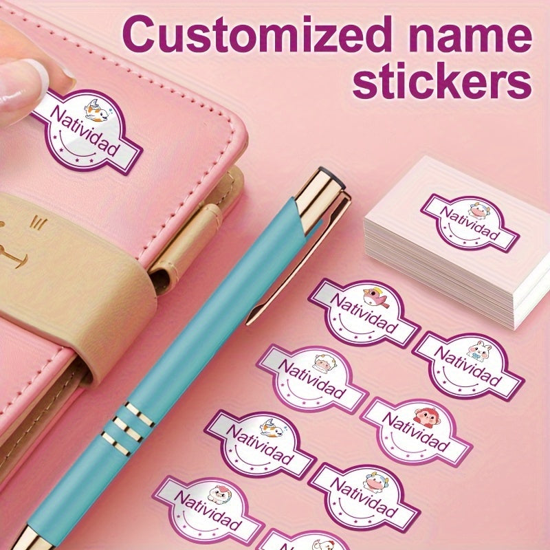 Customized Labels for School/Office Supplies - Set of 256pcs