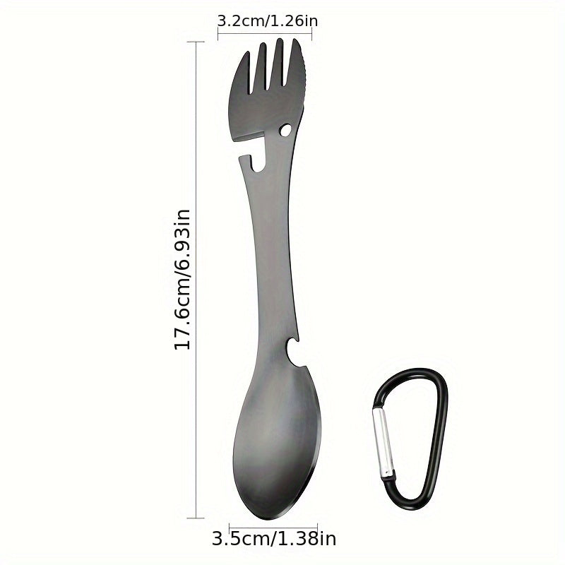 Stainless Steel Spoon Fork Bottle Opener Can Opener Fruit Fork