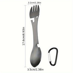 Stainless Steel Spoon Fork Bottle Opener Can Opener Fruit Fork